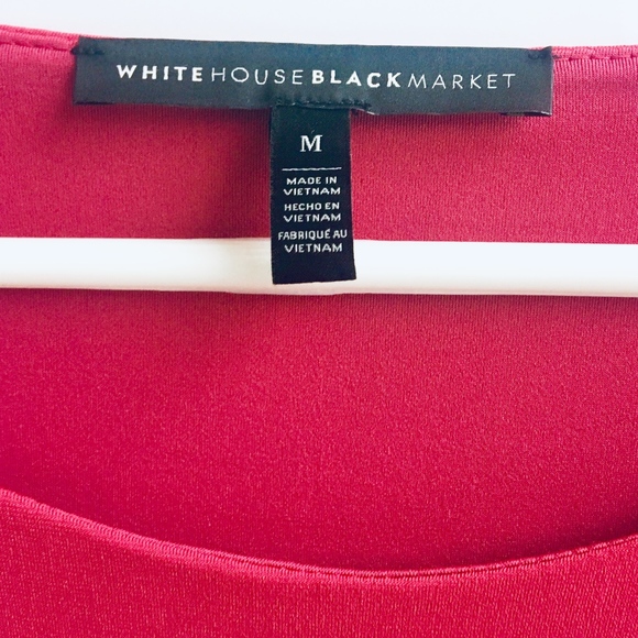 NWOT Pink Pleated Top M - Picture 2 of 6